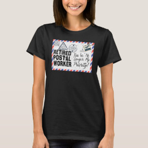 Camiseta Retirada de la oficina de correos de jubilaciones 