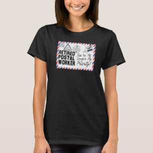 Camiseta Retirada de la oficina de correos de jubilaciones 