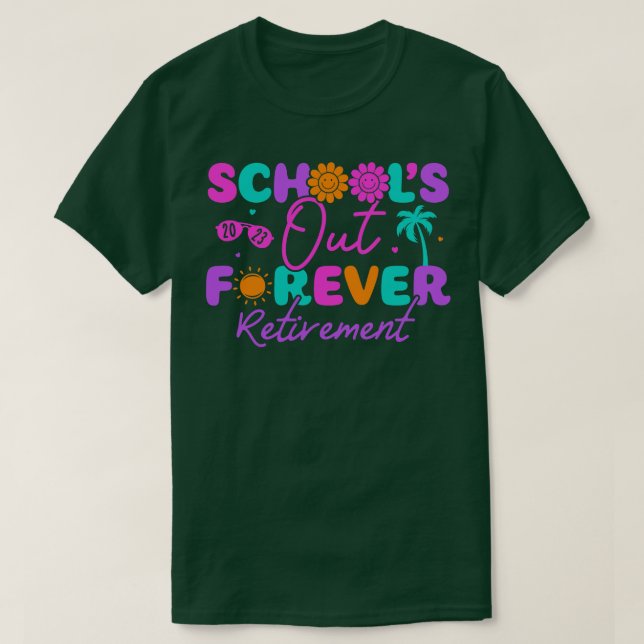 Camiseta Retirada de profesores de 2023 a las escuelas por  (Diseño del anverso)