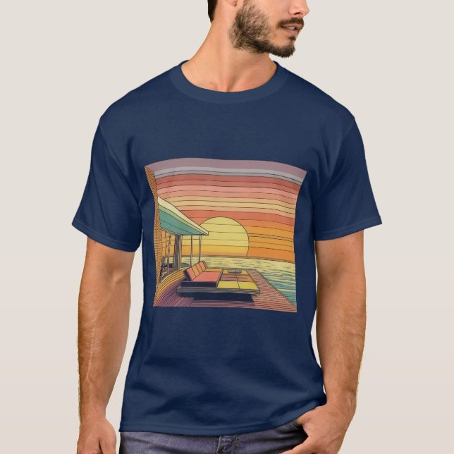 Camiseta Retirada de Serene Sunset (Anverso)