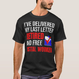 Camiseta Retirada de Trabajadores Postales Mailman Retireme