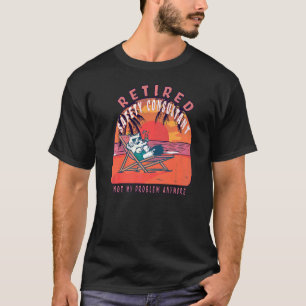 Camiseta Retirada del Consultor de Seguridad Vintage