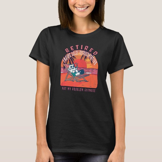 Camiseta Retirada Dentro del Representante de ventas Vintag (Anverso)