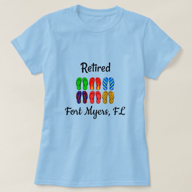 Camiseta Retirada - Fort Myers, FL (Diseño del anverso)