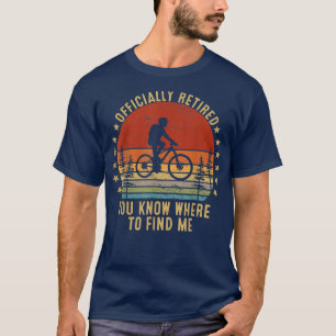 Camiseta Retirada oficialmente 2022 Resta de papá de ciclis