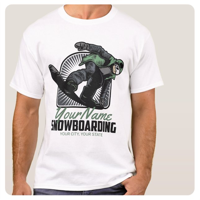 Camiseta Retirada personalizada de snowboard (Subido por el creador)