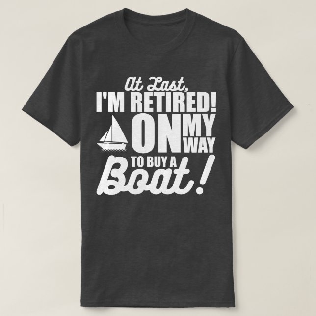 Camiseta Retirada Por Fin Me Retiro De Camino A Comprar Un  (Diseño del anverso)