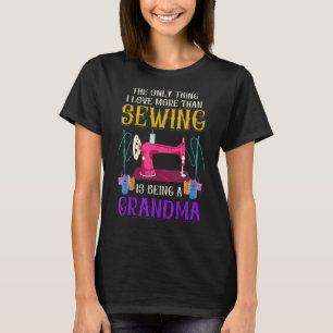 Camiseta Retirada Sewer Seamstress Abuela Masajista Se