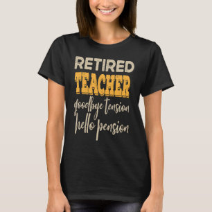 Camiseta Retirado 2021 profesor de preescolar jubilado vint