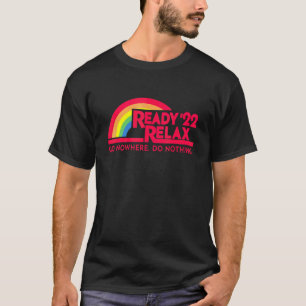 Camiseta Retirado 2022 Listo 22 Relax 80s Tv Style Rainbow