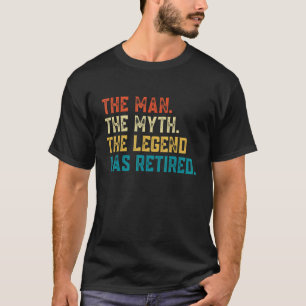 Camiseta Retirado 2023 La Leyenda De Mitos De Hombre Se Ha