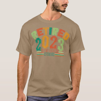 Camiseta Retirado 2023 Ya No Es Mi Problema Retro Vintage