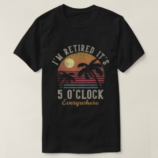 Camiseta Retirado 5 O'Clock Everywhere Beach Design
