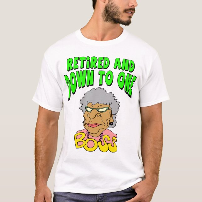 Camiseta Retirado a un Boss (2) (Anverso)