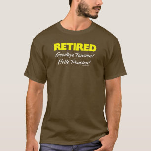 Camiseta Retirado: Adiós cita de la tensión