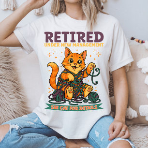 Camiseta Retirado Bajo Nueva Administración Ver Gato Para D