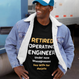 Camiseta Retirado de la jubilación de Ingeniero Operativo T