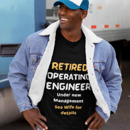 Camiseta Retirado de la jubilación de Ingeniero Operativo T