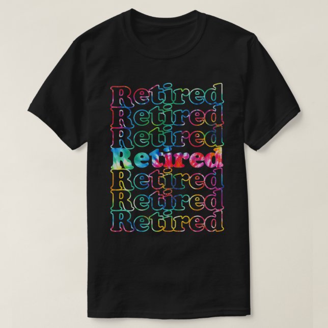Camiseta Retirado del tiempo (Diseño del anverso)