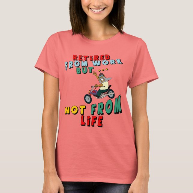 Camiseta Retirado Del Trabajo (Anverso)