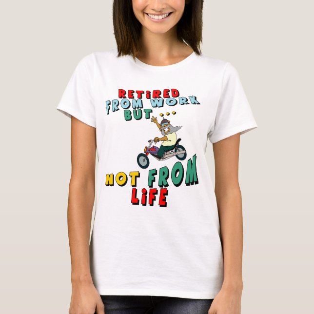 Camiseta Retirado Del Trabajo (Anverso)