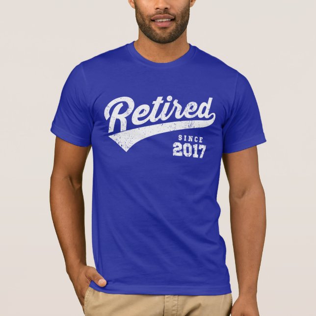 Camiseta Retirado desde 2017 (Anverso)