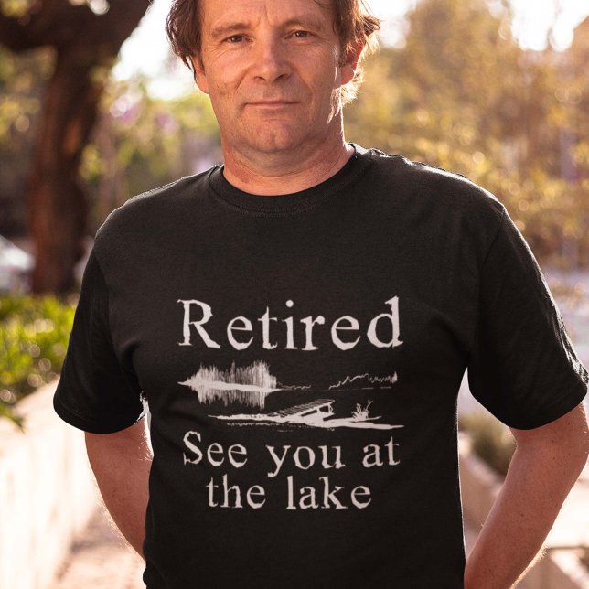 Camiseta Retirado Nos Ves En El Lago (Subido por el creador)