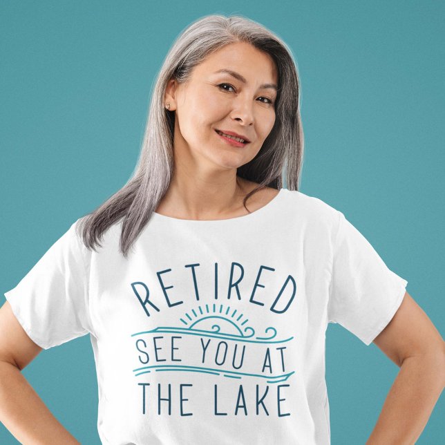 Camiseta Retirado Nos Ves En El Lago (Subido por el creador)
