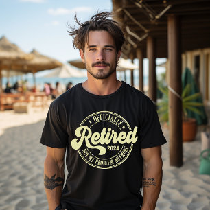 Camiseta Retirado Oficialmente 2024 Ya No Es Mi Problema