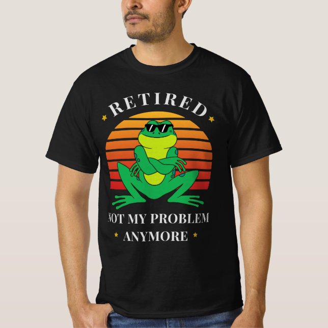 Camiseta Retirado. Ya no es mi problema (Anverso)