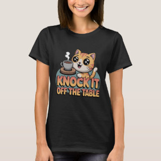 Camiseta Retíralo de la Mesa | Gato Juguetón y Café Desi