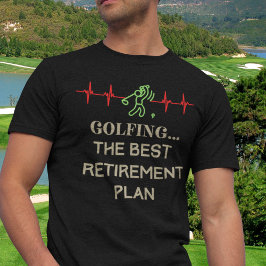 Camiseta Retirando a Golfer