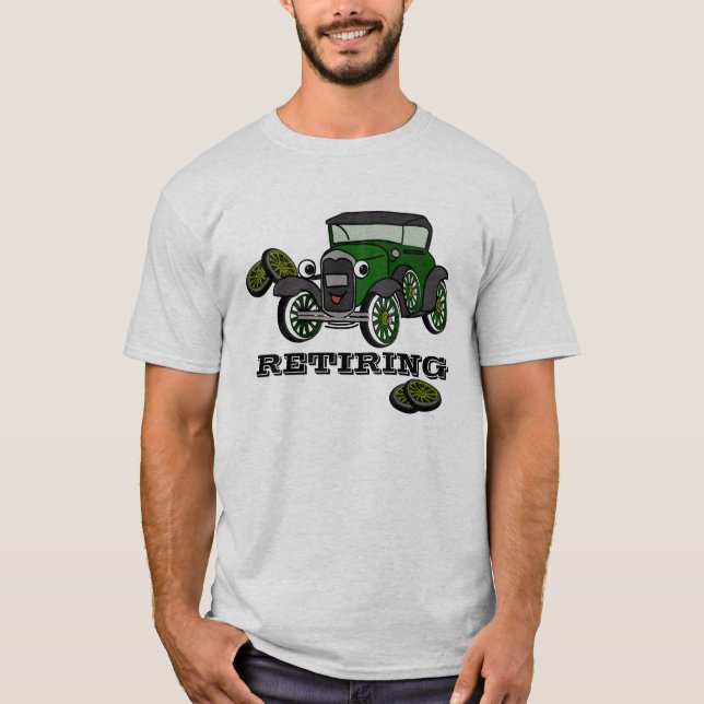 Camiseta Retirando auto antiguo (Anverso)
