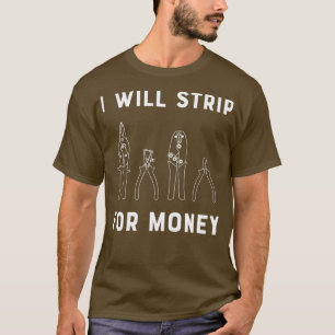 Camiseta Retiraré Dinero Regalo Electricista Divertidas Ele