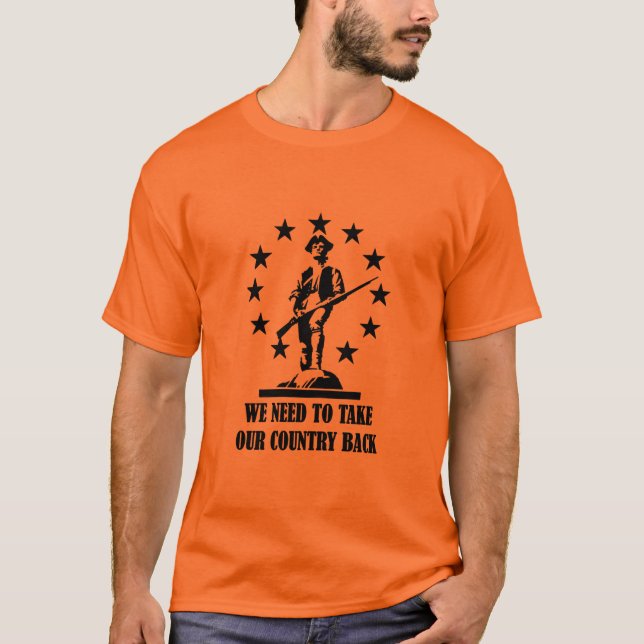 Camiseta Retire nuestro país (Anverso)