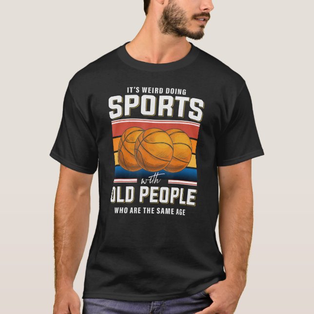 Camiseta Retired basketball senior player old basketball re (Anverso)