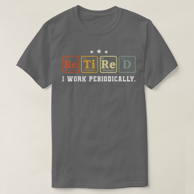 Camiseta Retired Chemistry Teacher 2022 Retired Science Tea (Diseño del anverso)