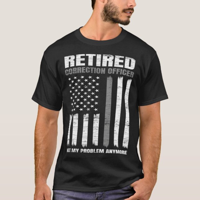 Camiseta Retired Correction Officer Retirement US American  (Anverso)