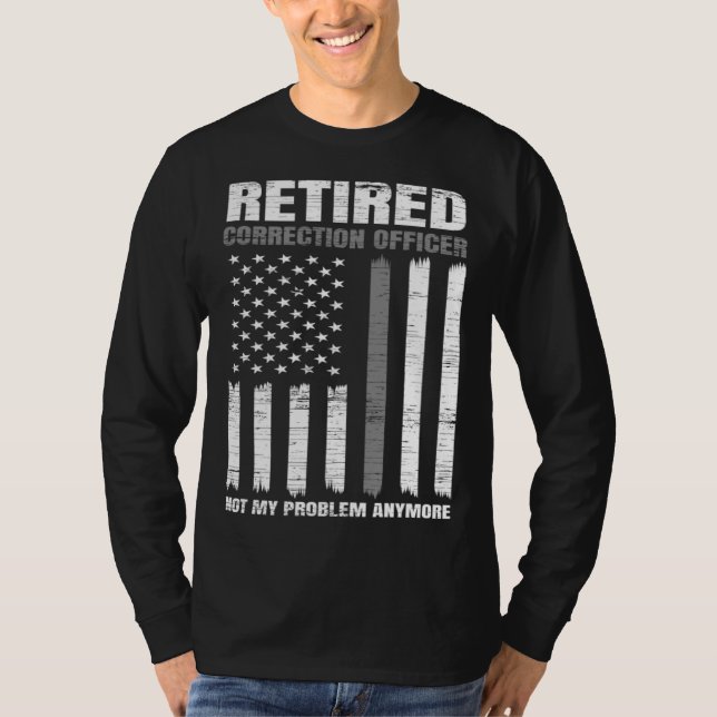 Camiseta Retired Correction Officer Retirement US American  (Anverso)