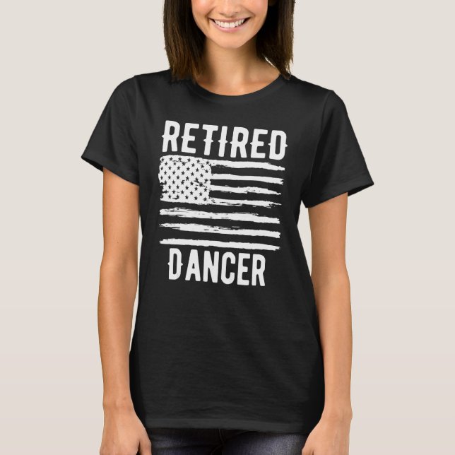 Camiseta Retired Dancer Profession American Flag (Anverso)