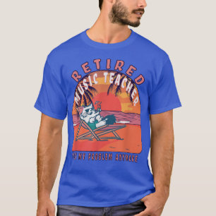 Camiseta Retired Music Teacher Funny Vintage Retirement
