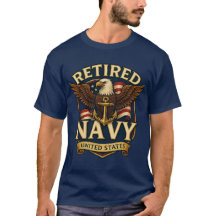Retired Navy Eagle T-Shirt