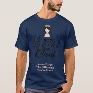 Camiseta retired nurse gifts for women Never Forget The Dif