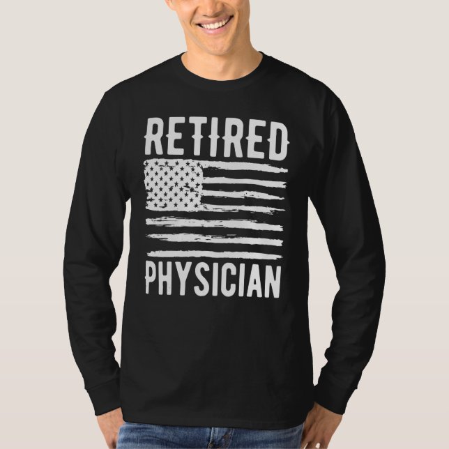 Camiseta Retired Physician Assistant Profession American Fl (Anverso)