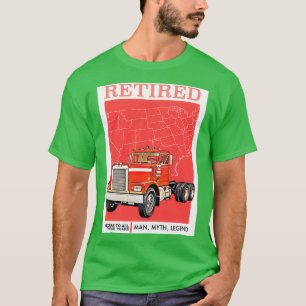 Camiseta Retired Truck Driver Retirement Gift