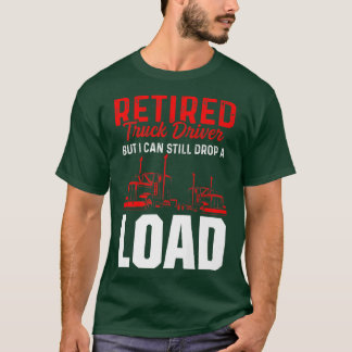 Camiseta Retired Truck Driver Trucker Retirement2442