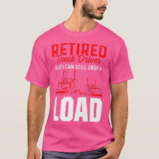 Camiseta Retired Truck Driver Trucker Retirement 2425