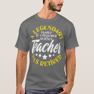 Camiseta Retirem, profesora jubilada de ciencias de la fami