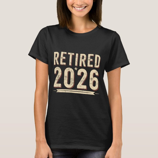 Camiseta Retirement 2026 Countdown Retired Ly Dom  (Anverso)