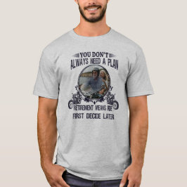 Camiseta Retirement Biker Dad Custom Picture